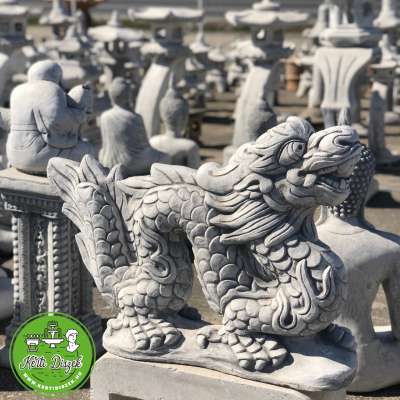 kerti sárkány szobor