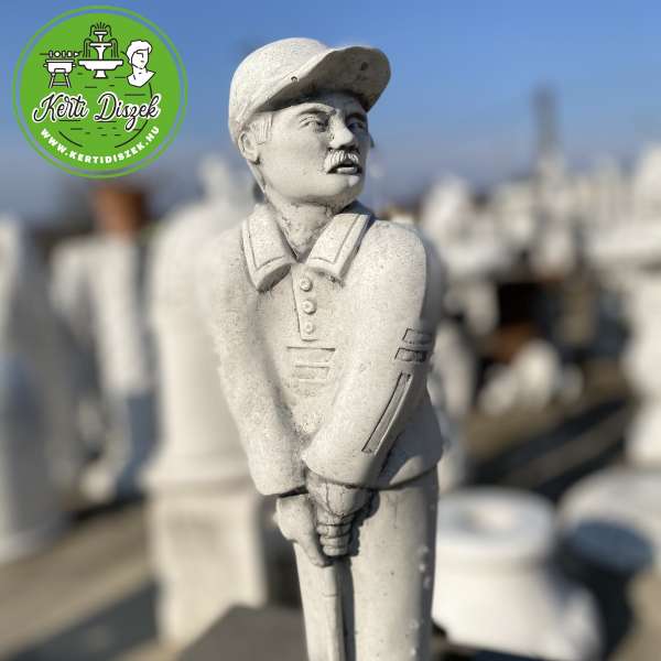 Golfosnak ajándék szobor