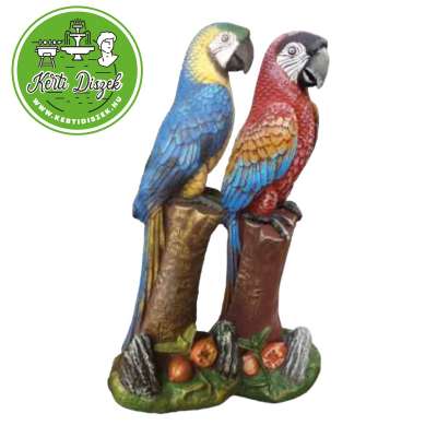 ara papagáj szobor