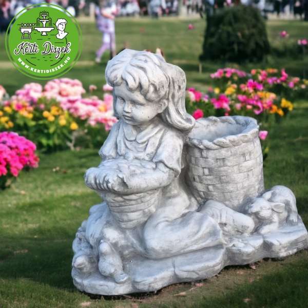 Különleges kerti virágtartó