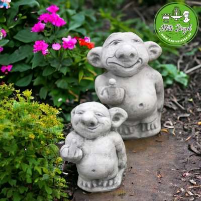 Troll kerti figura