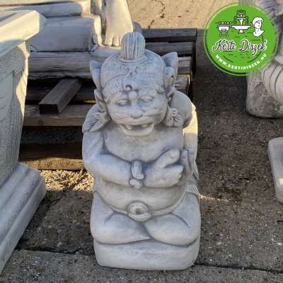 Meditáló Istenség Kőszobor