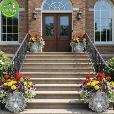 Dekoratív kő kaspó