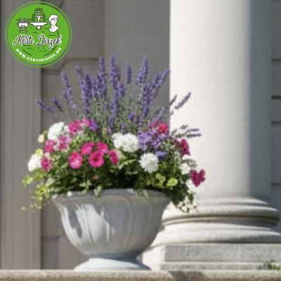 dekoratív virágtartó