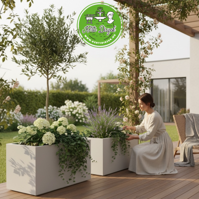 Prémium köztéri virágtartó