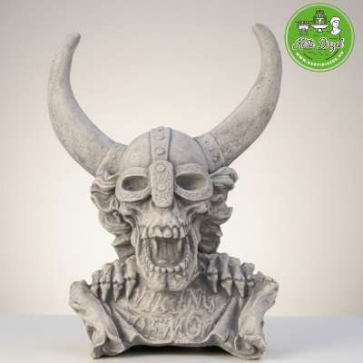 Viking koponya szobor