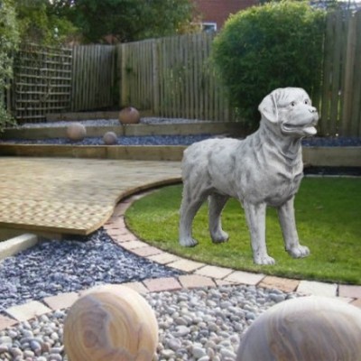 Rottweiler kutya szobor