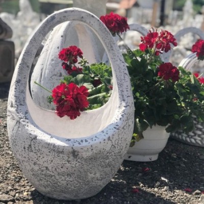 Modern virágtartó kosár