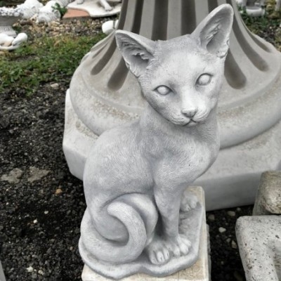 Chausie macska szobor