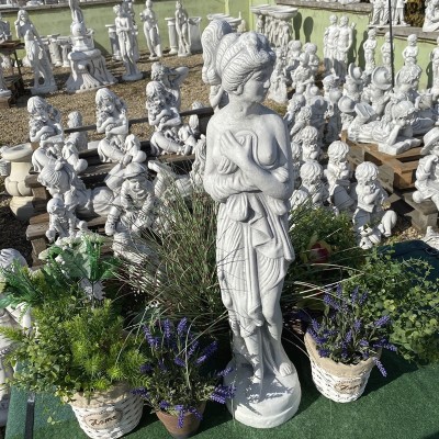 Női szobor lepellel 75cm