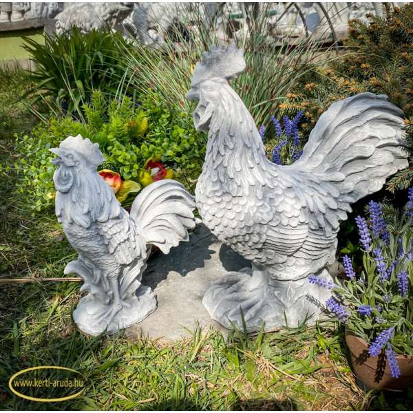 Kerti állat díszek kakas