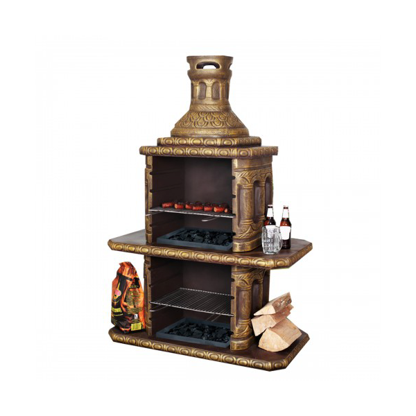 Fatüzelésű grillsütő