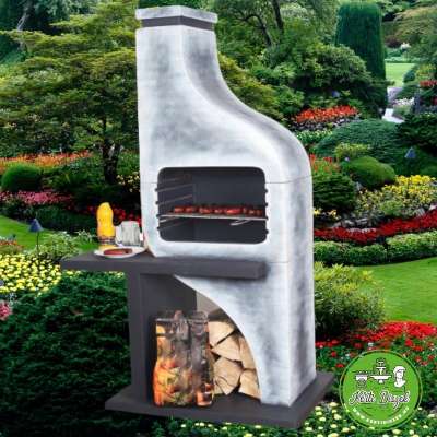 Beton kerti bográcsozó